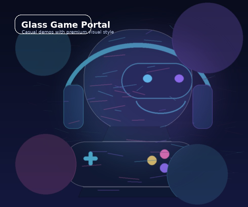 Game portal visual